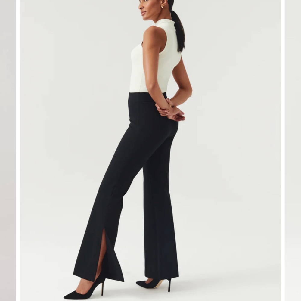 Spanx The Perfect Pant Split Hem Wide Leg